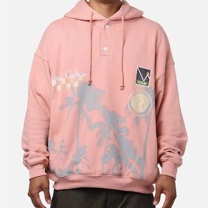 Lifted Anchors Retro Wimbledon Graphic Sweatshirt Hoodie Size Small